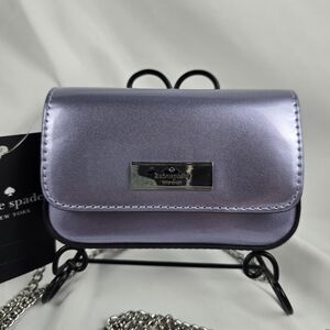 Kate Spade New York Kenzie Card Case Crossbody – Candied Flower Purple – NWT